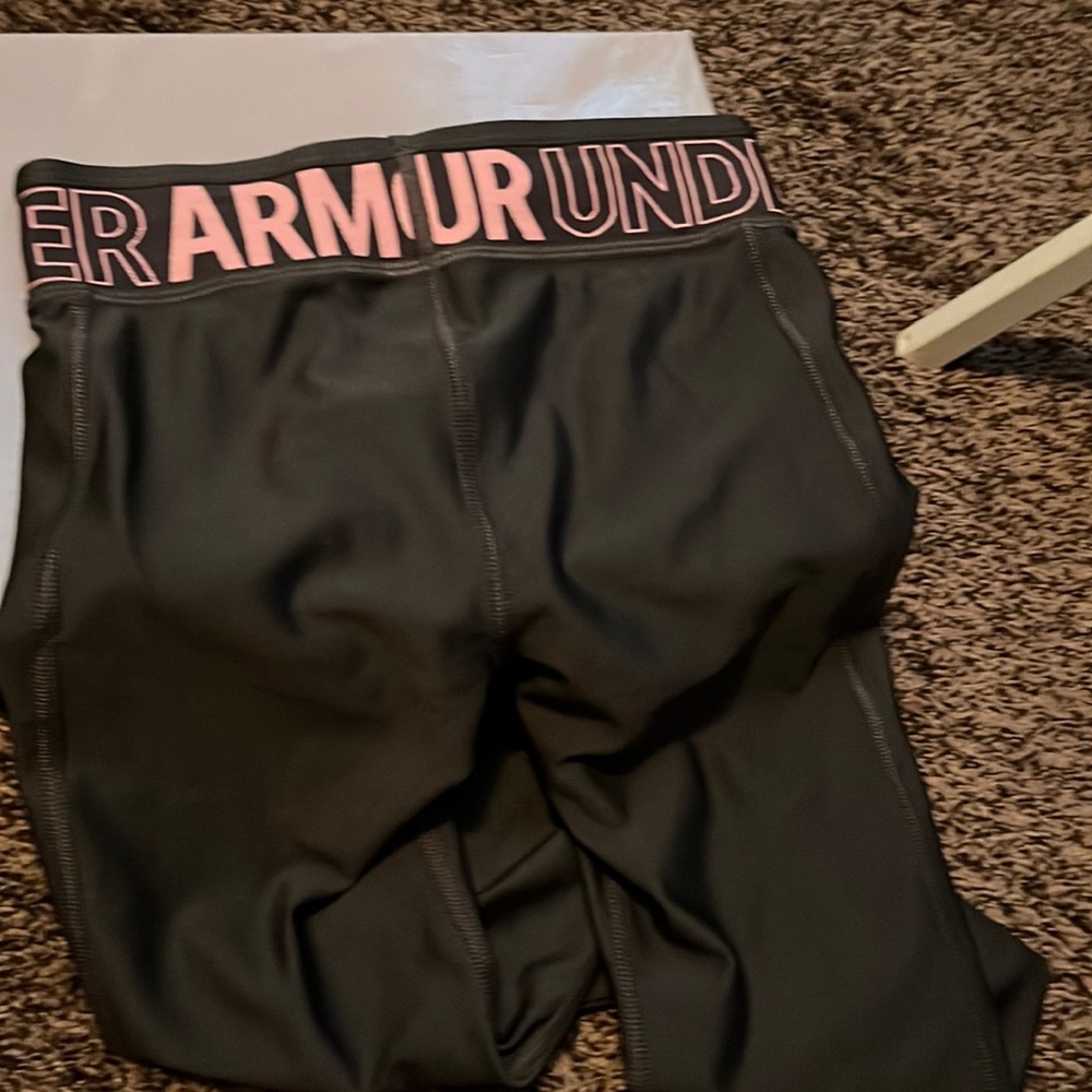 Under armour gray and pink